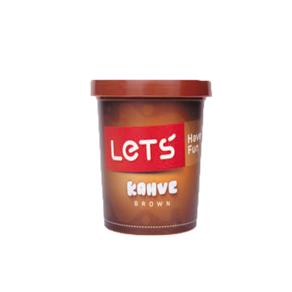 Lets Oyun Hamuru Tek Renk 150 GR Kahverengi L8340-6