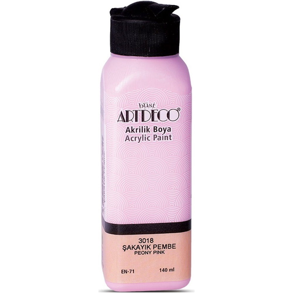 Artdeco Akrilik Boya 140 ML Şakayık Pembe 070R-3018