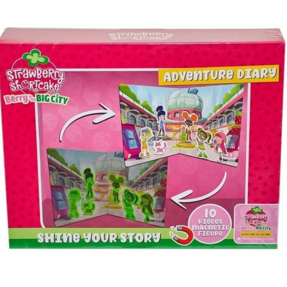 Çilek Kız Manyetik Fosforlu Hikaye Oluşturma CK7864