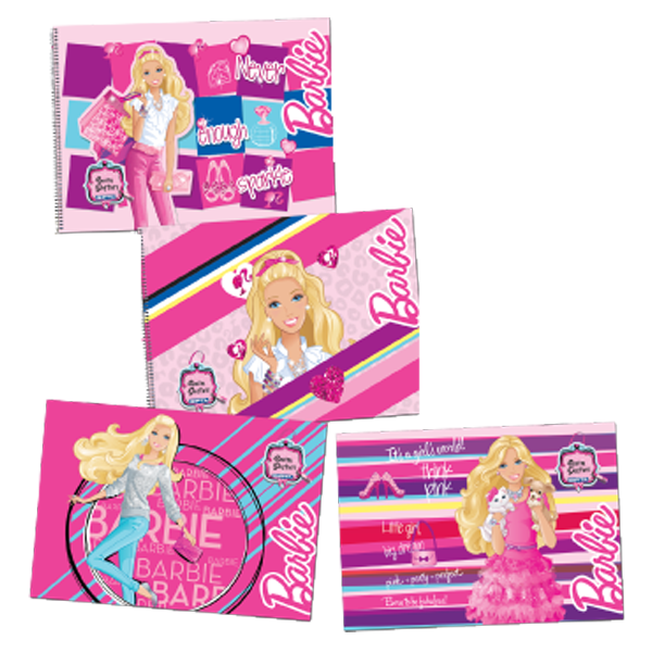 Gıpta Resim Defteri Spiralli 15 YP 25x35 Barbie 5452