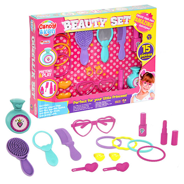 Dede Oyuncak Candy&Ken Kutulu Güzellik Set 15 Parça 03654