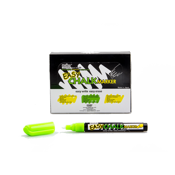 Marvy Markör Tebeşir Yuvarlak Uçlu Yeşil 470