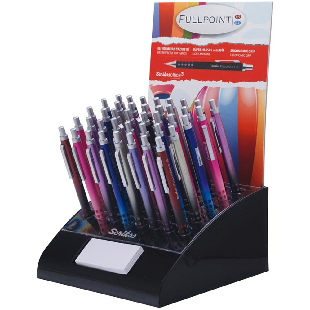 Scrikss Versatil Kalem Fullpoint Pop 0.5-0.7 MM ( 40 Lı Stand )