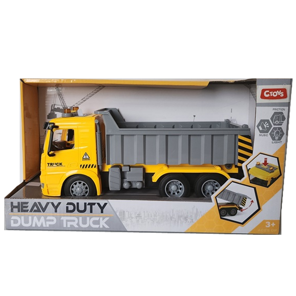 Ctoy Oyuncak Işıklı Ve Sesli Damperli Kamyon 