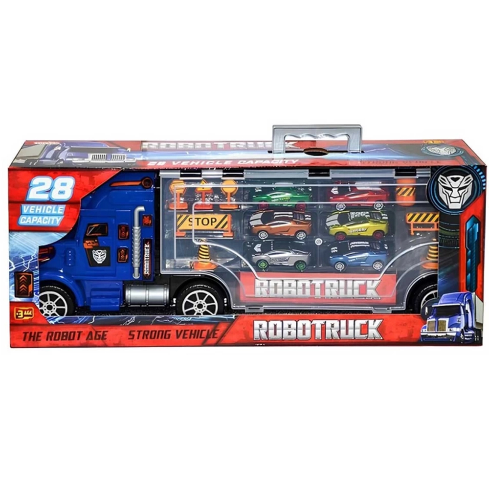 Toysan Oyuncak Tır Seti Robocar 6 Arabalı