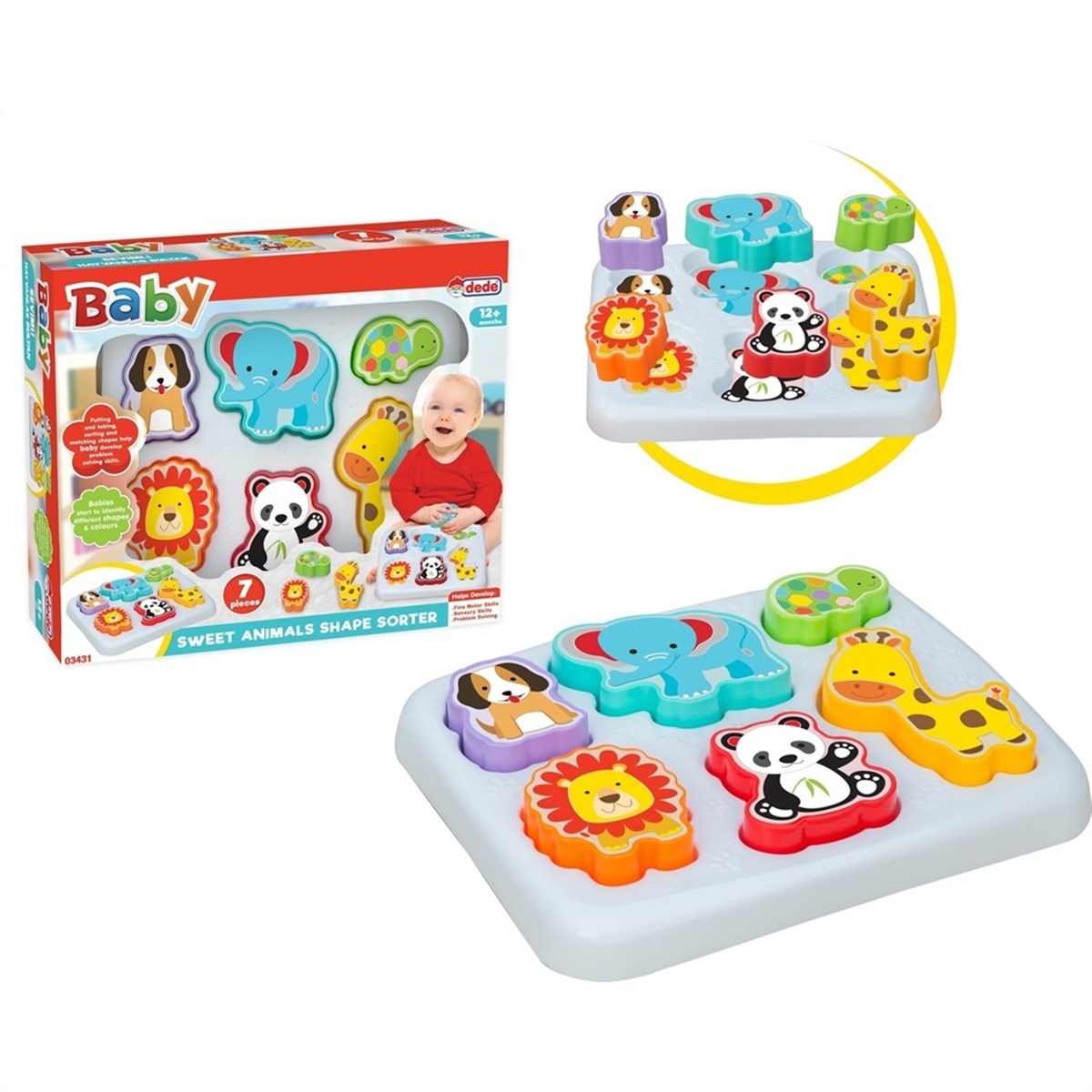 Dede Oyuncak Sevimli Hayvanlar Bul-Tak 03431