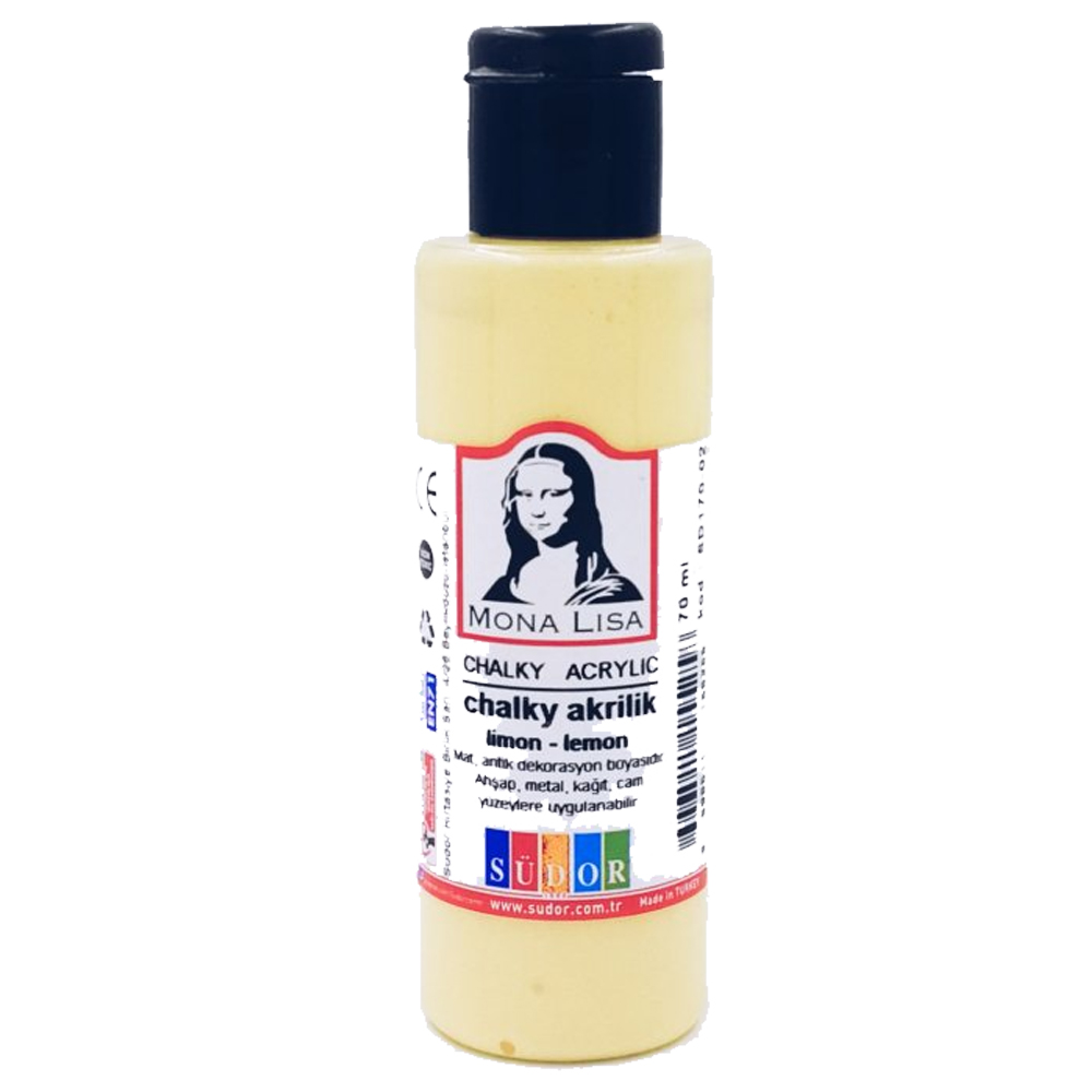 Mona Lisa Akrilik Boya Chalky 70 ML Limon SD170-02