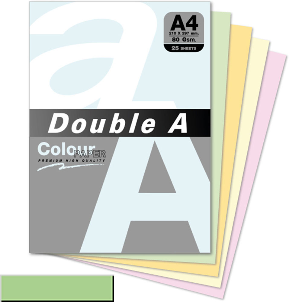 Double A Renkli Fotokopi Kağıdı 25 Lİ A4 80 GR Pastel Eski Gül Rengi