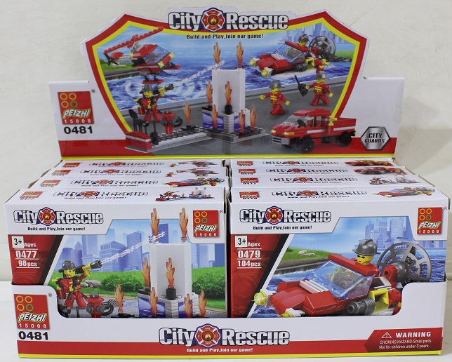 Canem Oyuncak Büyük İtfaiye Lego  Assorti 0481