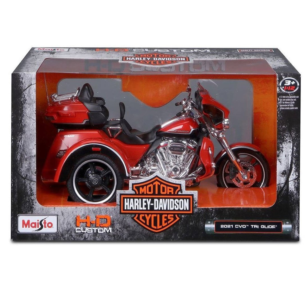 Neco Oyuncak Model Motosiklet 1/12 Harley-Davidson 2021 Cvo Trı Glide 