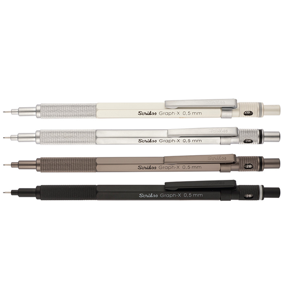 Scrikss Versatil Kalem Graph-x Metal Renkler 0.5 MM 16 LI