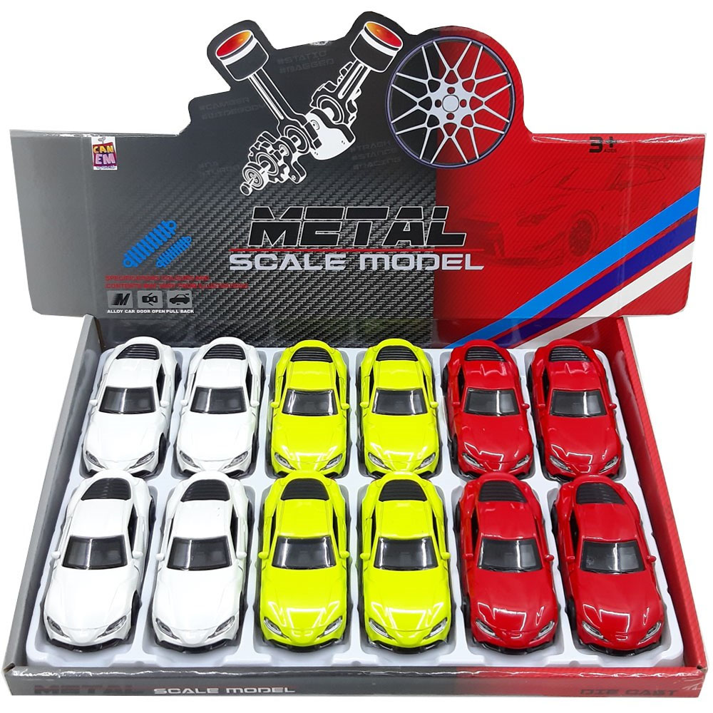 Canem Oyuncak Çekbırak Metal Araba 4311A