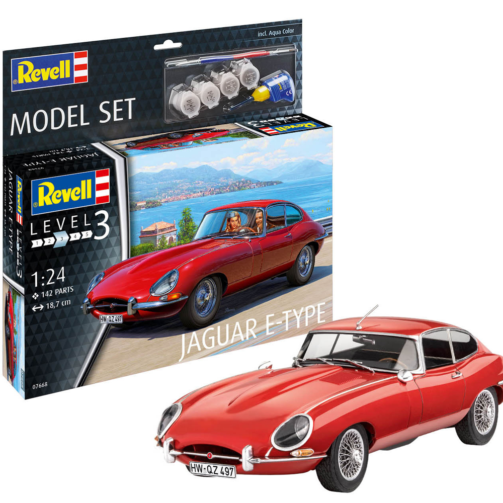 Revell Model Set Jaguar E Type Coupe Model Araba