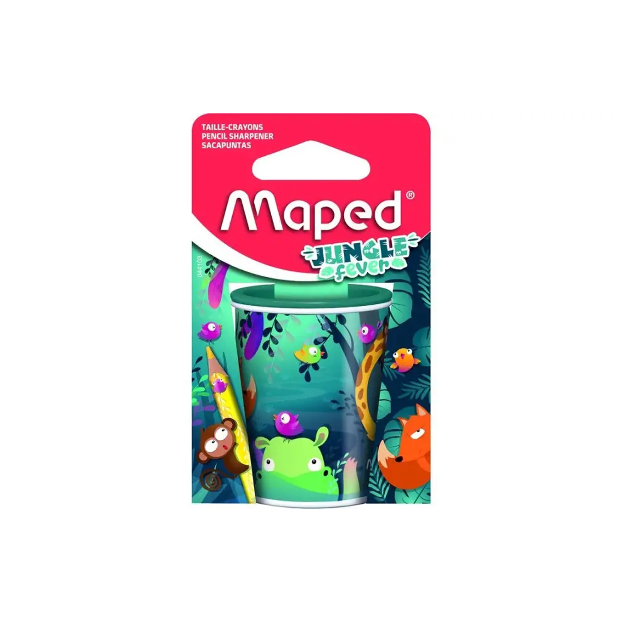 Maped Kalemtıraş Jungle Fever Çift Delik Blıst 044103