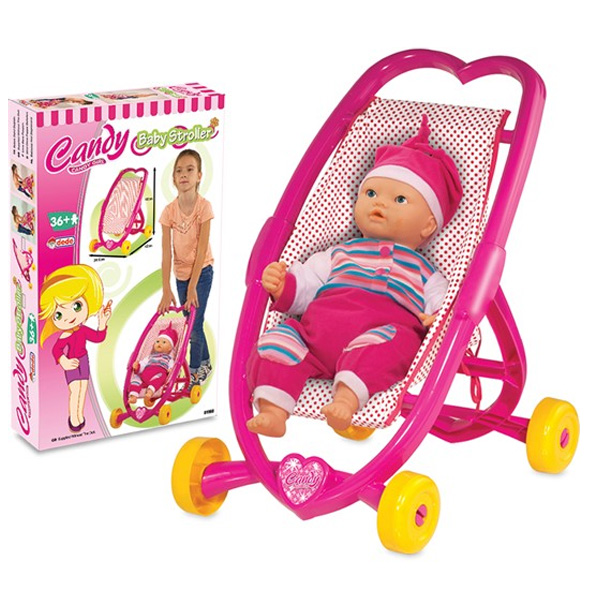 Dede Oyuncak Candy Kalpli Puset 01960