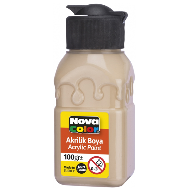 Nova Color Akrilik Boya Şişe 100 CC Açık Ten Nc-2031