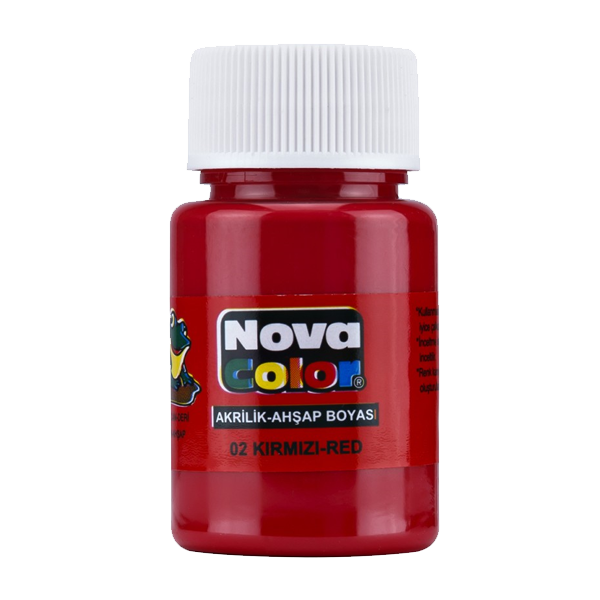 Nova Color Akrilik Boya Şişe 30 CC Kırmızı
 NC-170