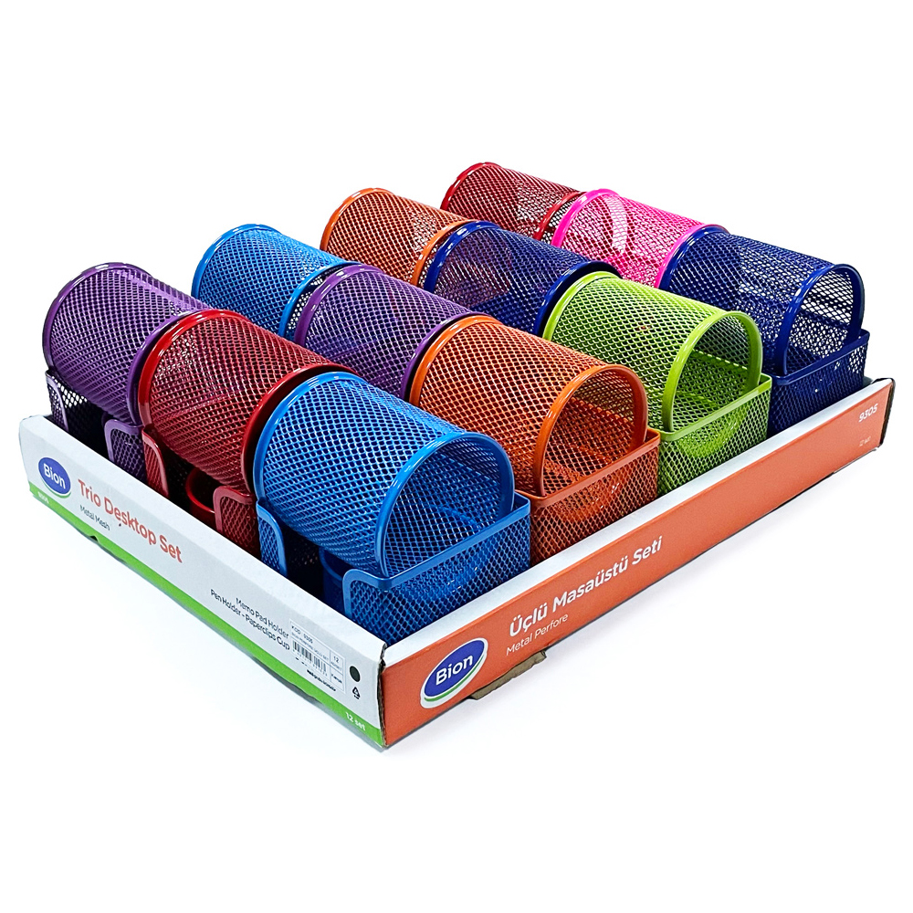 Bion Perfore 3 Lü Set Canlı Renkler 12 Li 9305