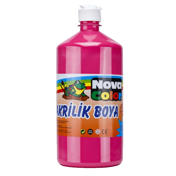 Nova Color Akrilik Boya 1 KG Pembe NC-230