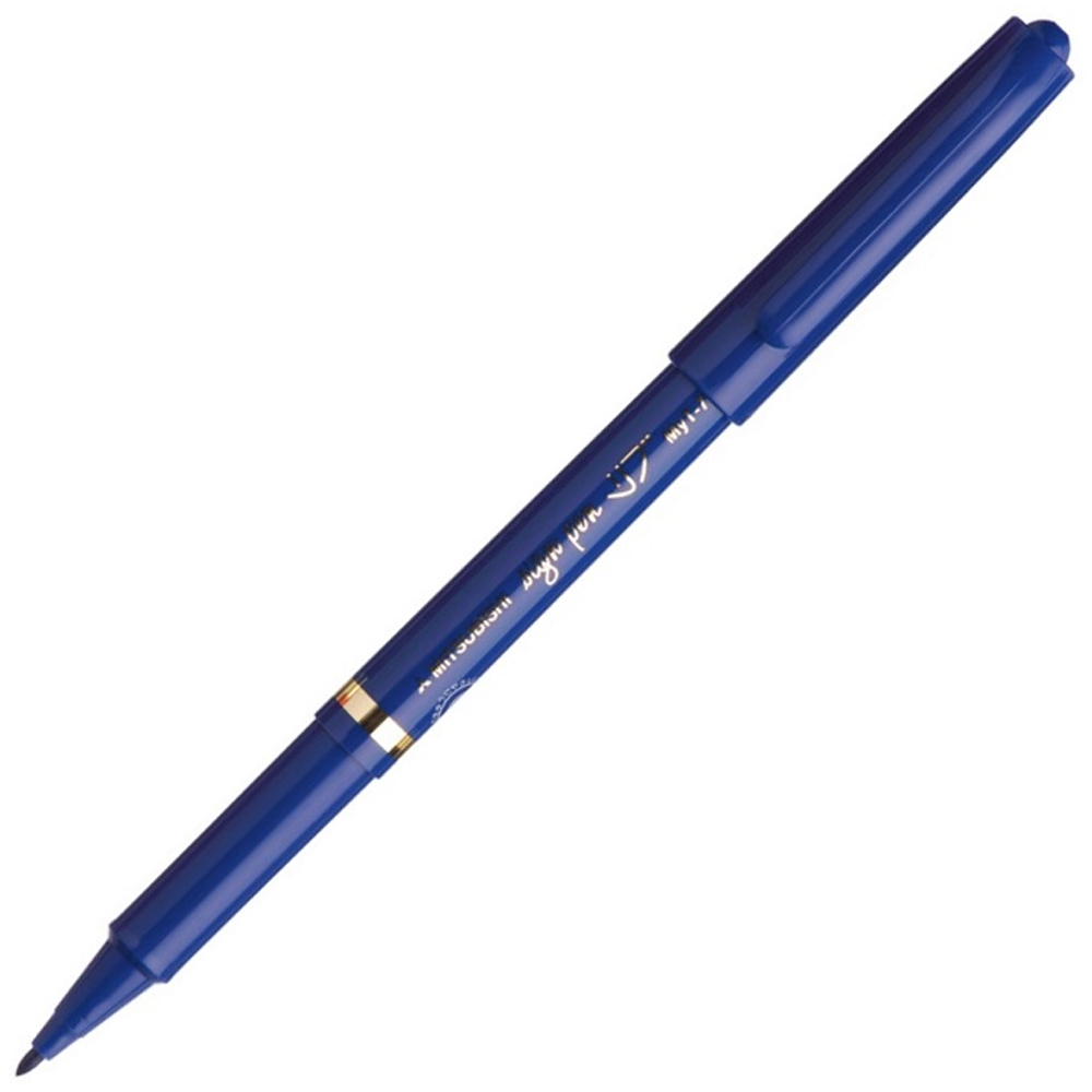 Uni-Ball  İmza Kalemi Mitsubishi Sign Pen 1.0 Akrilik Uçlu Mavi MYT-7