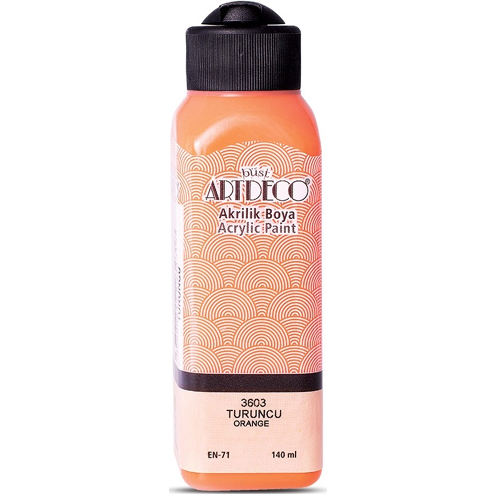 Artdeco Akrilik Boya 140 ML Turuncu 070R-3603