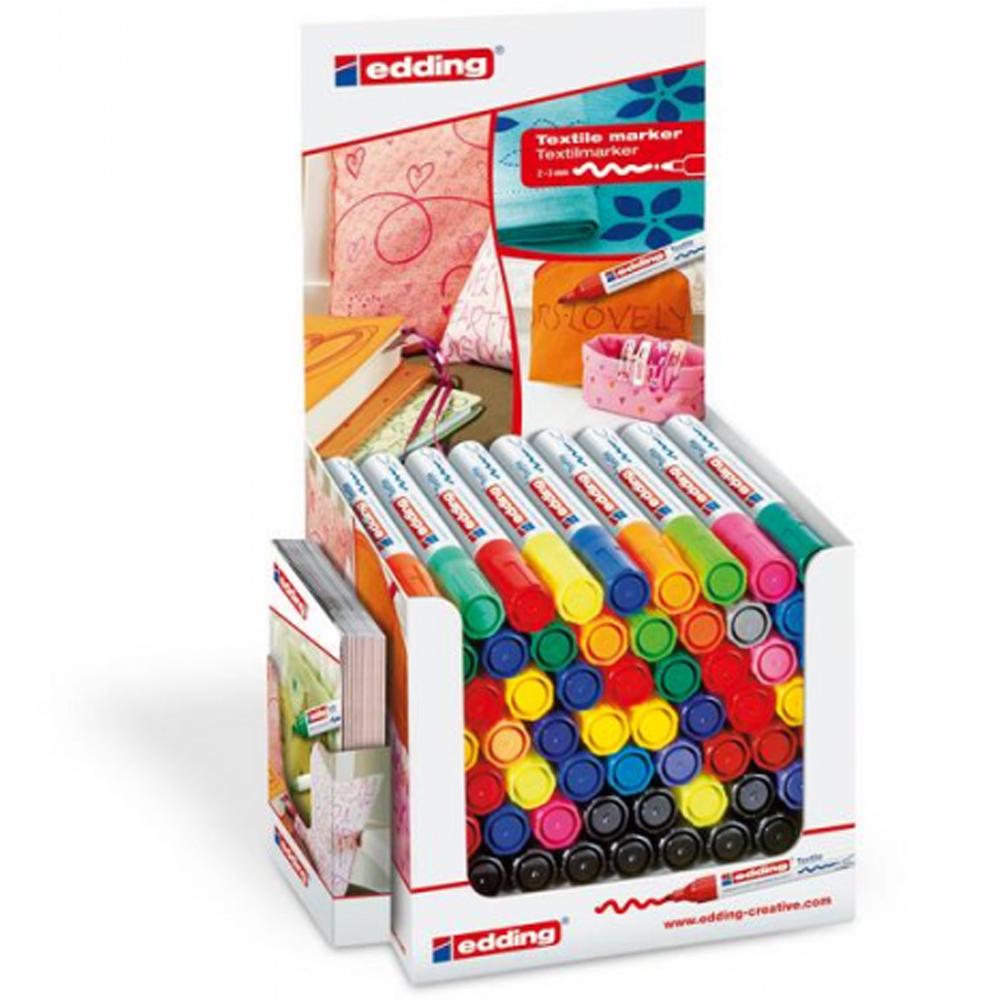 Edding T-Shırt Kalemi Yuvarlak UÇlu 2-3 MM 60 Lı 4500