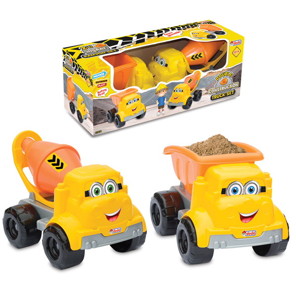 Dede Oyuncak İkili İnşaat Kamyon Set 03411