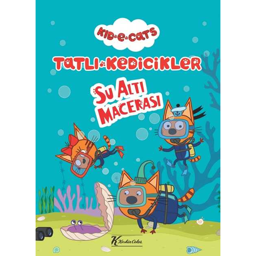 Tatlı Kedicikler Hikaye Kitabı Su Altı Macerası 20x28 6 YP 
