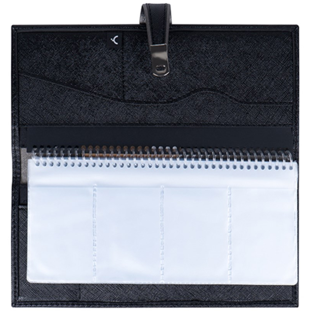 Önder Kartvizitlik Budapeşte Dikişli Siyah 8008-3