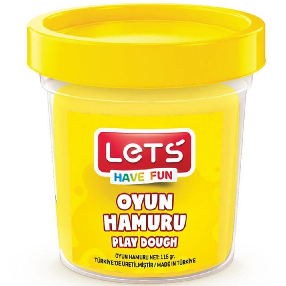 Lets Oyun Hamuru Tek Renk Sarı 115 GR L8440-1