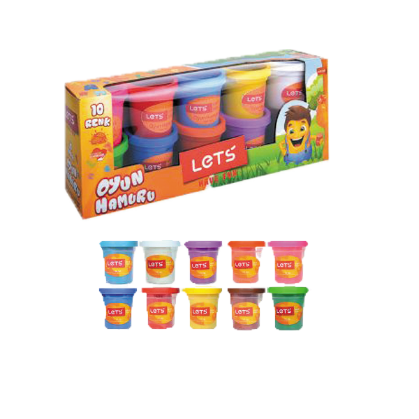 Lets Oyun Hamuru 750 GR 10 Renk L83100