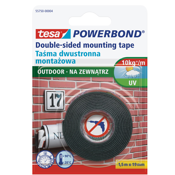 Tesa Montaj Bandı Köpük Powerbond Dış Mekan 1,5x19 55750-00004