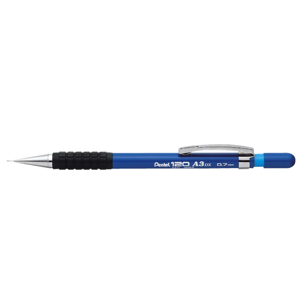 Pentel Versatil Kalem  Genel Kullanım İçin Tutaçlı 0.7 MM Mavi A317-C