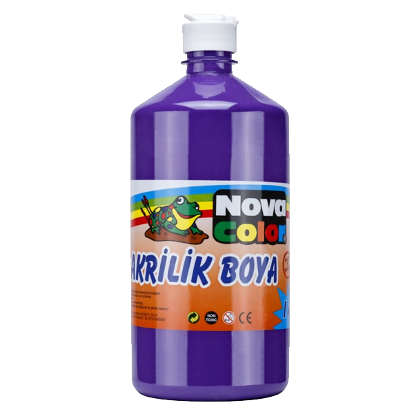Nova Color Akrilik Boya 1 KG Mor NC-229
