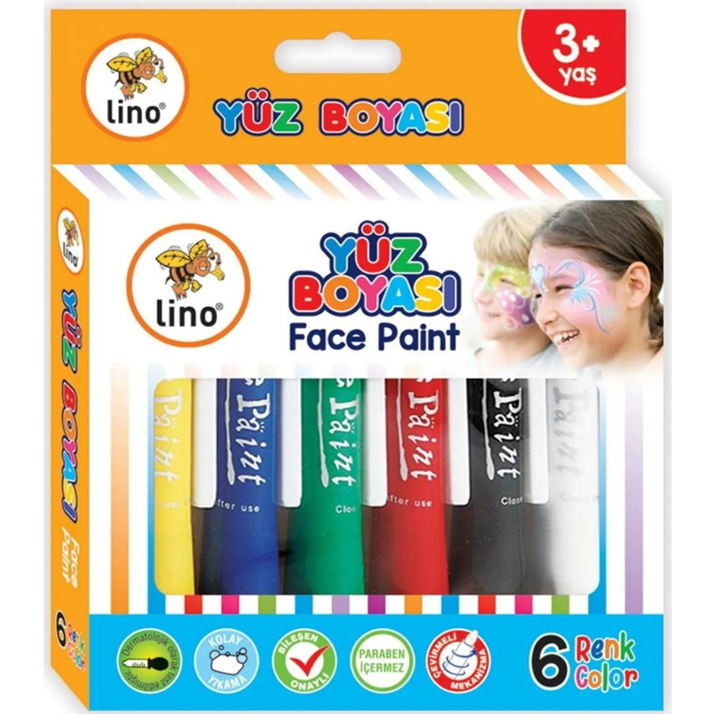 Lino Yüz Boyası 6 Lı LN-901
