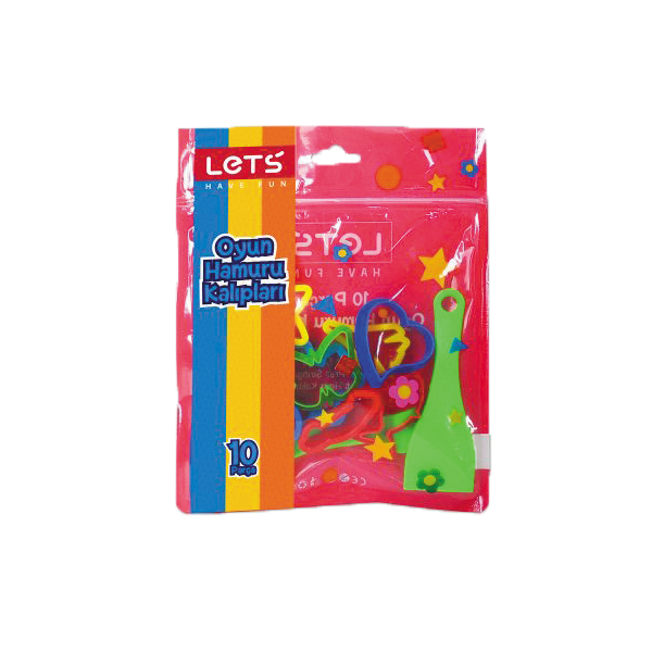Lets Oyun Hamuru Kalıpları 10 Parça L-8416
