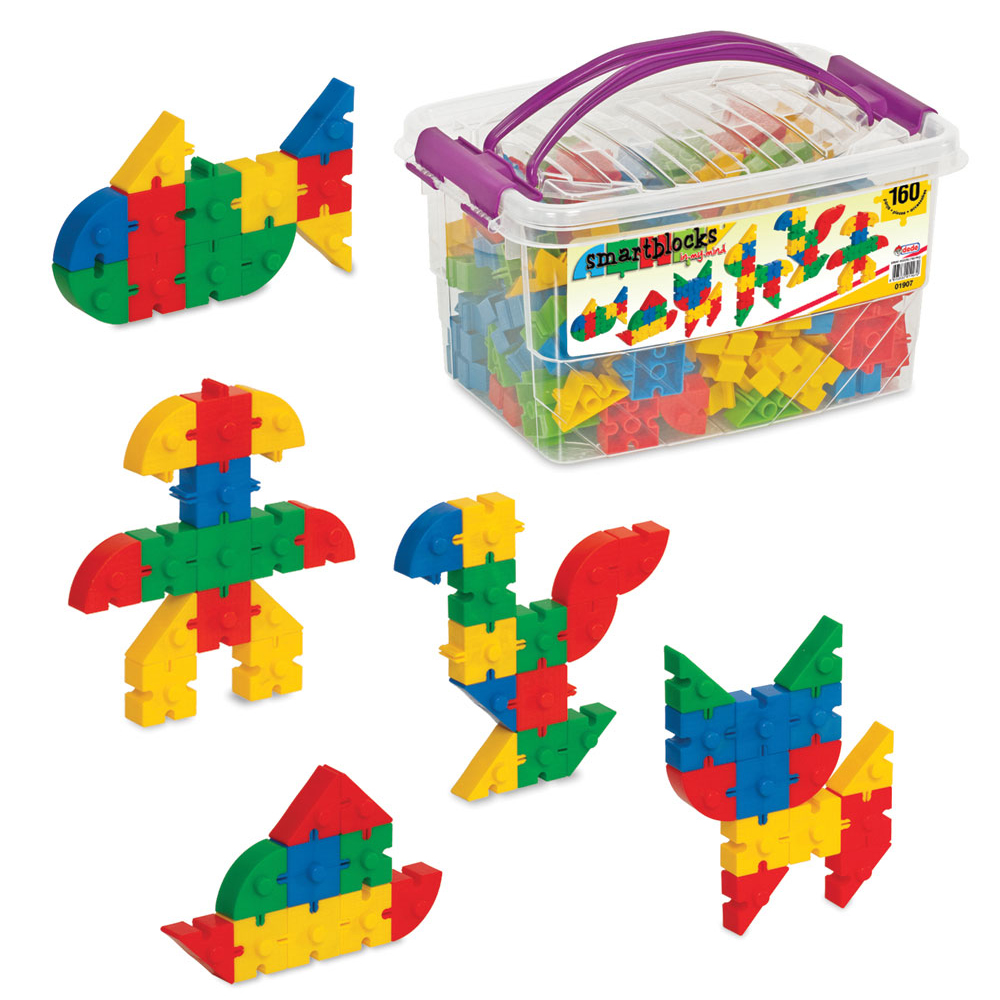 Dede Oyuncak Smart Blocks  Box 160 Parça