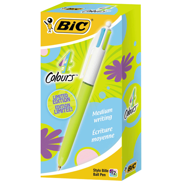 Bic Fonksiyonlu Kalem Fun 1.0 MM 4 Renk 4 Tükenmez 887777