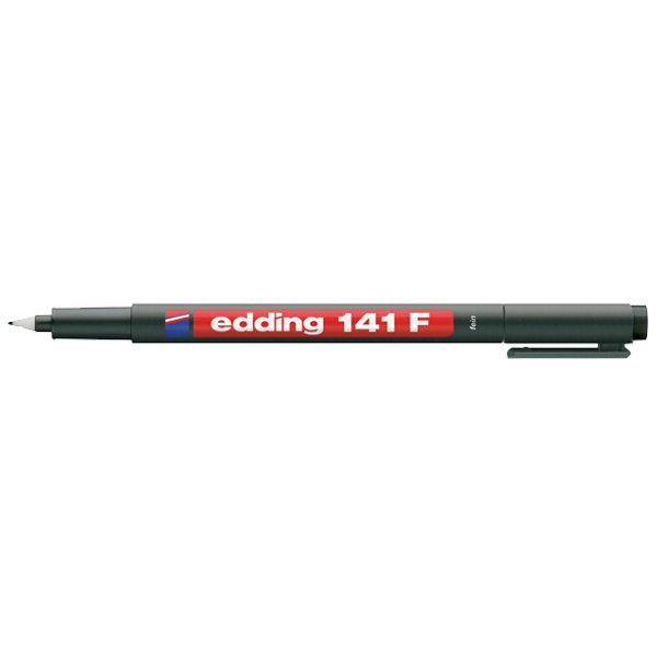 Edding Asetat Kalemi Permanent F Seri 0.6 MM Siyah 141F