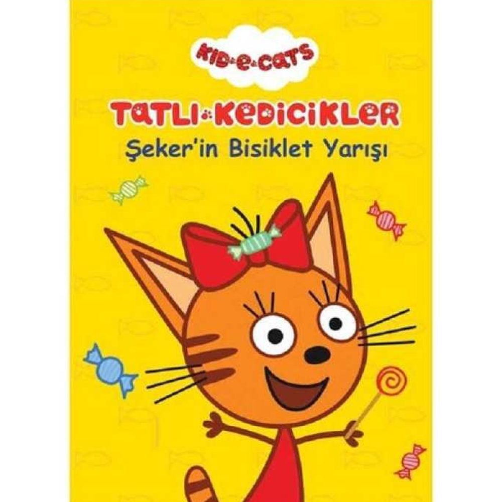Tatlı Kedicikler Hikaye Kitabı Şeker İn Bisiklet Yarışı 20x28 6 YP 