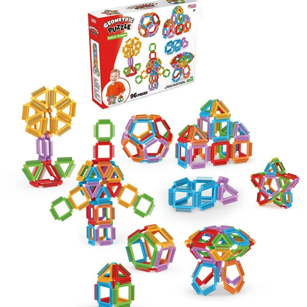 Dede Oyuncak Geometrik Puzzle 96 Parça