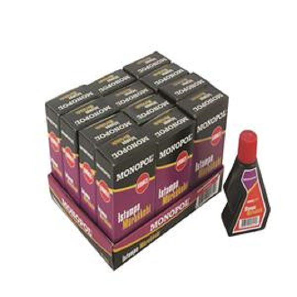 Monopol Istampa Mürekkebi 30 ML Kırmızı 