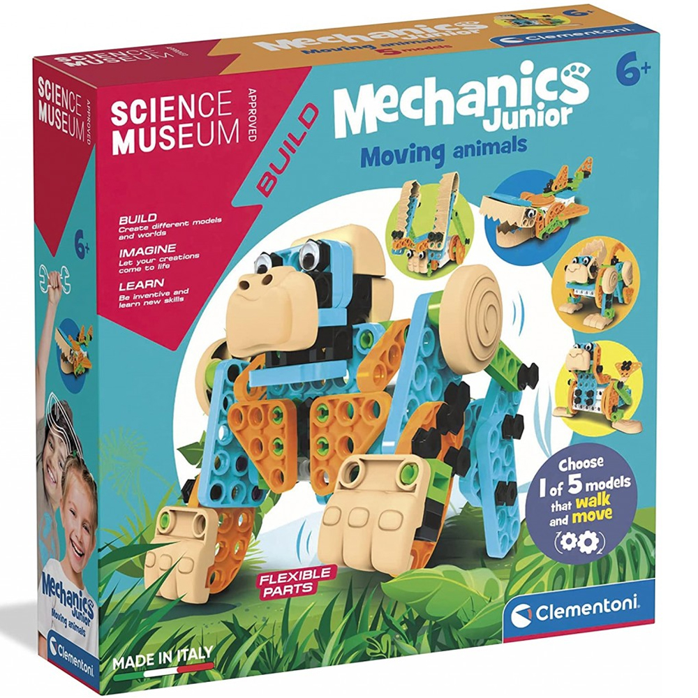 Clementoni Mekanik Laboratuvarı Junior Hareketli Hayvanlar 75060 