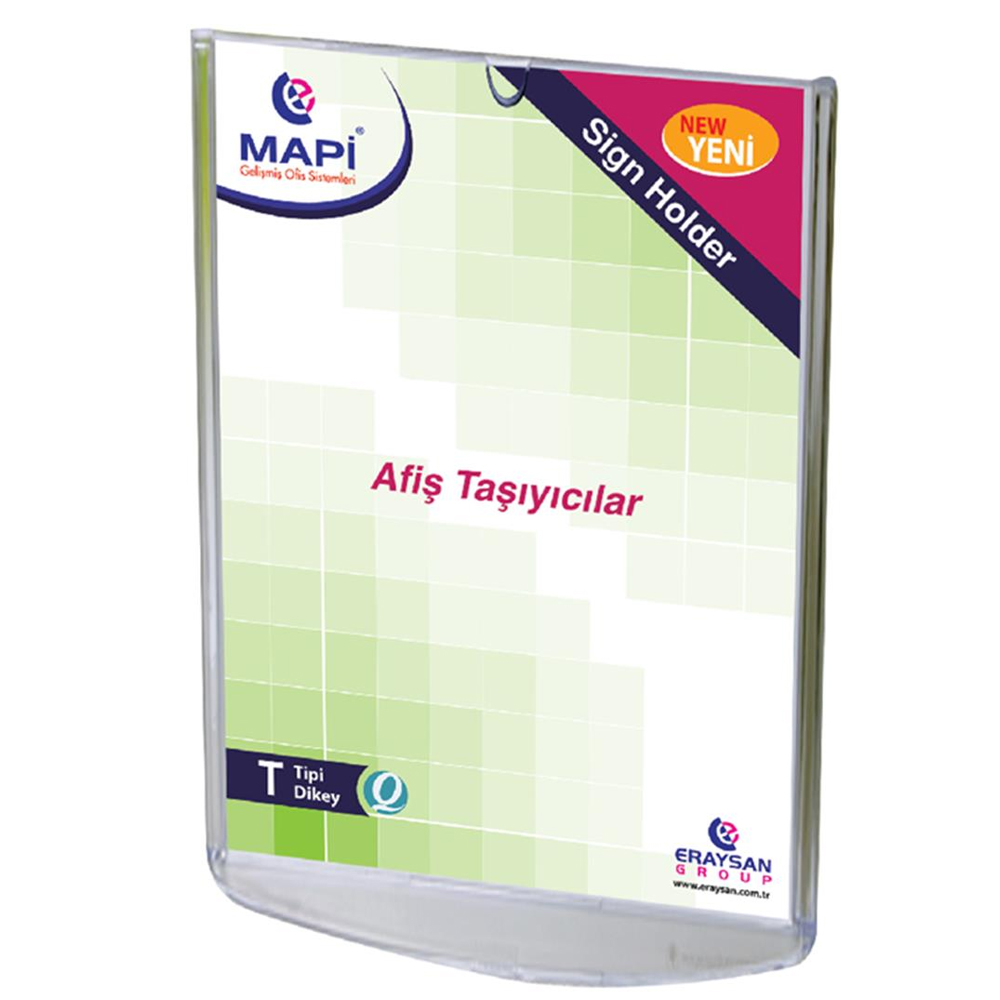 Mapi Afiş Taşıyıcı T Tipi Standlar A5 Dikey 5342005