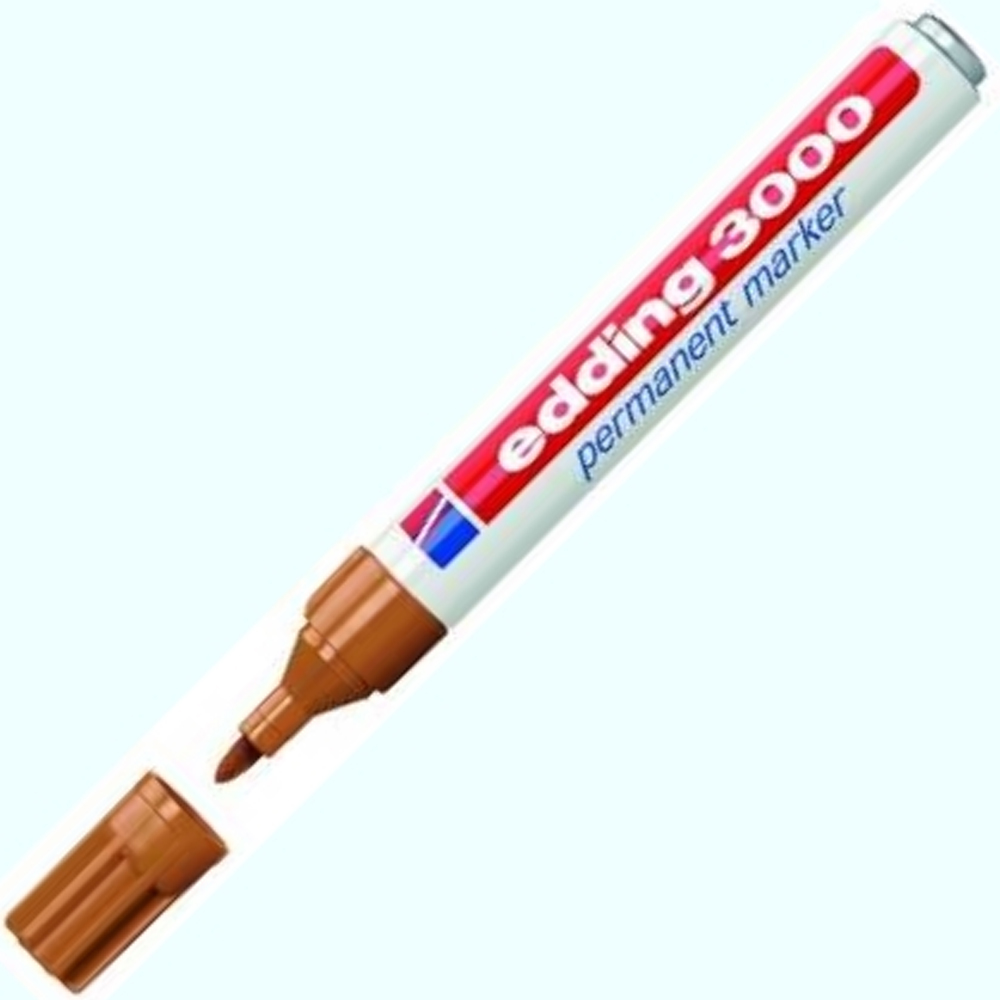 Edding Markör Permanent Yuvarlak Uçlu 1.5-3 MM Kahverengi 3000