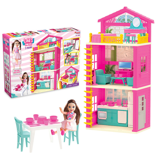 Dede Oyuncak Lola Nın Evi 3 Katlı 03662