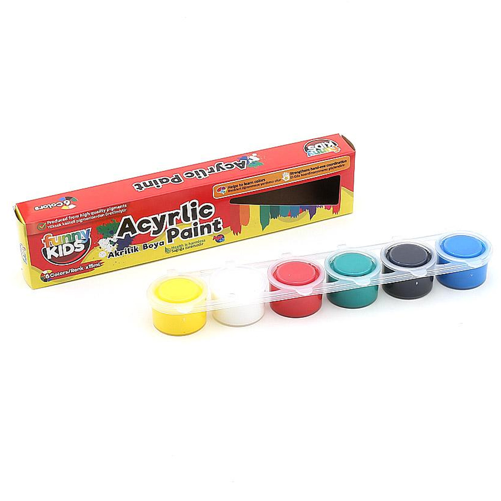 Funny Kıds Akrilik 6*15 Sıralı Set 3100