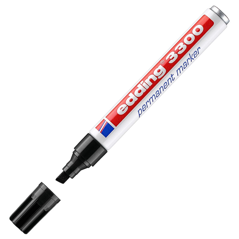 Edding Markör Permanent Kesik Uçlu 1-5 MM Siyah 3300