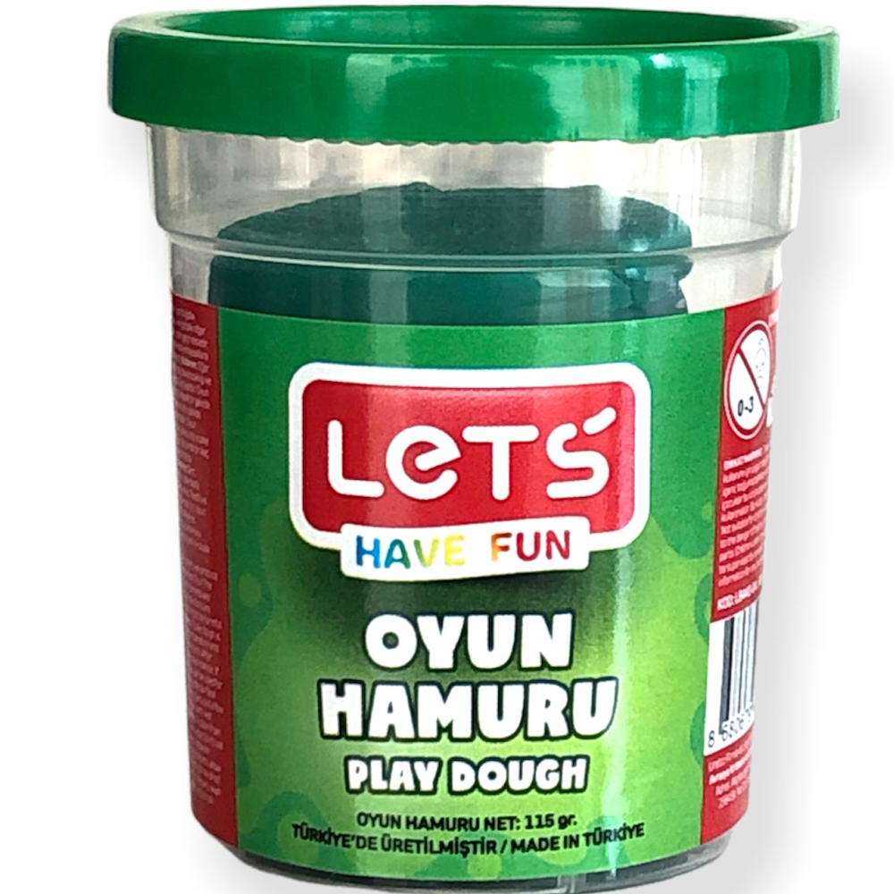 Lets Oyun Hamuru Tek Renk Yeşil 115 GR L8440-4