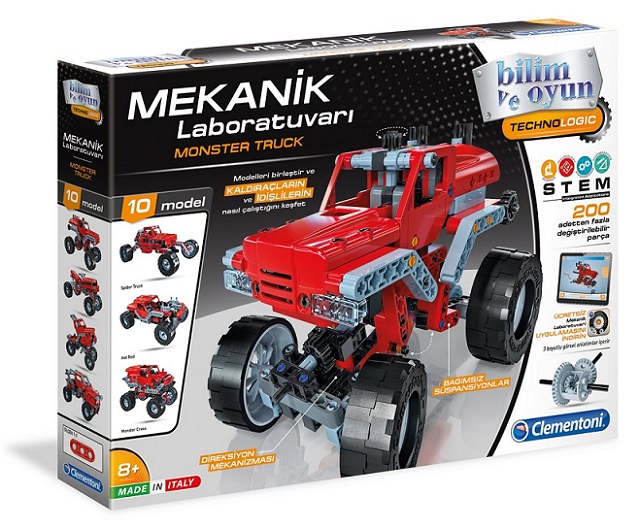 Clementoni Mekanik Laboratuvar Canavar Kamyonlar 64438